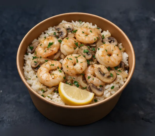 Shrimp with Lemon & Garlic